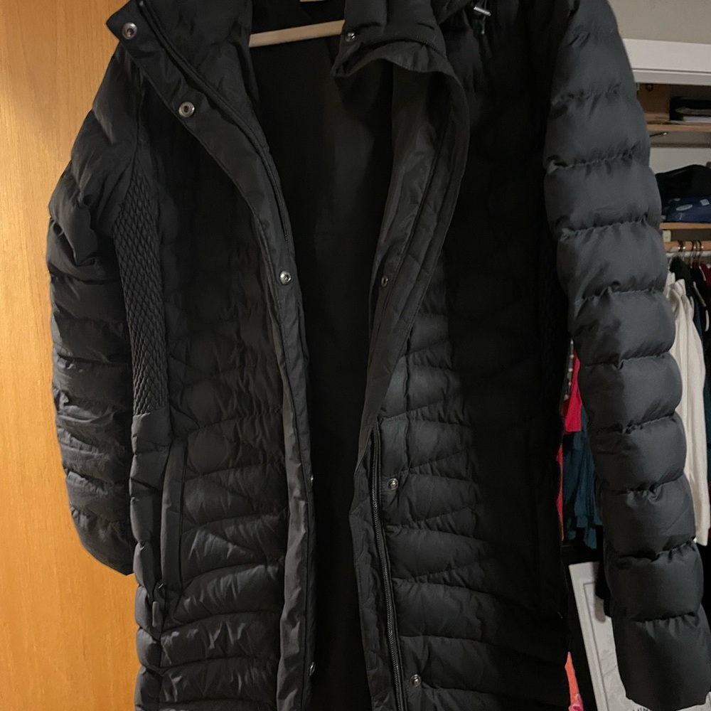 Women's Duluth Trading Co Black Quilted Coat